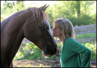 Kristin Hadley Thompson and horse
